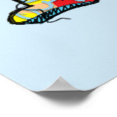 Festive "You Rock!" Poster met lettertekens (Hoek)