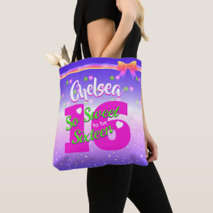 Festive Zo lief om zestien verjaardag te zijn Tote Bag
