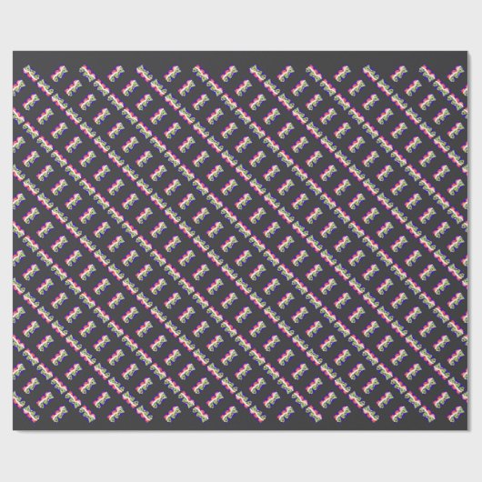 Festive Zombies Cadeaupapier (Vlak)