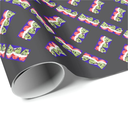 Festive Zombies Cadeaupapier (Rol Hoek)