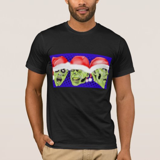 Festive Zombies T-shirt (Voorkant)