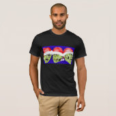 Festive Zombies T-shirt (Voorkant volledig)
