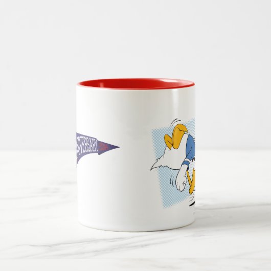 Festiviteiten: Donald Duck Tweekleurige Koffiemok (Center)