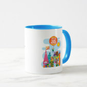 Festiviteiten in de kleine wereld mok (Voorkant rechts)