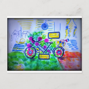 Festiviteiten rond de dag van de Bastille Uitnodiging Briefkaart