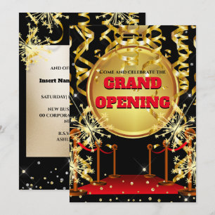 Festiviteiten rond de grote opening kaart