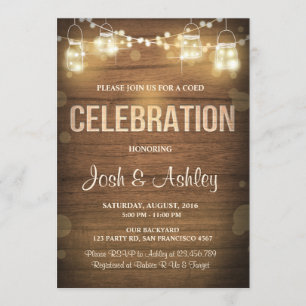 Festiviteiten rond de uitnodiging voor hout BBQ Ru