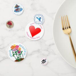 Festiviteiten tijdens het feest van Happy Mothers  Confetti