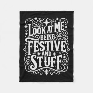 Festivity Kijk me feestelijk en zo Celeb Fleece Deken