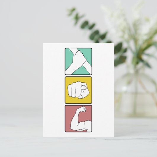 FESTIVUS geïllustreerd Briefkaart (Staand voorkant)