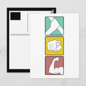 FESTIVUS geïllustreerd Briefkaart (Voorkant / Achterkant)