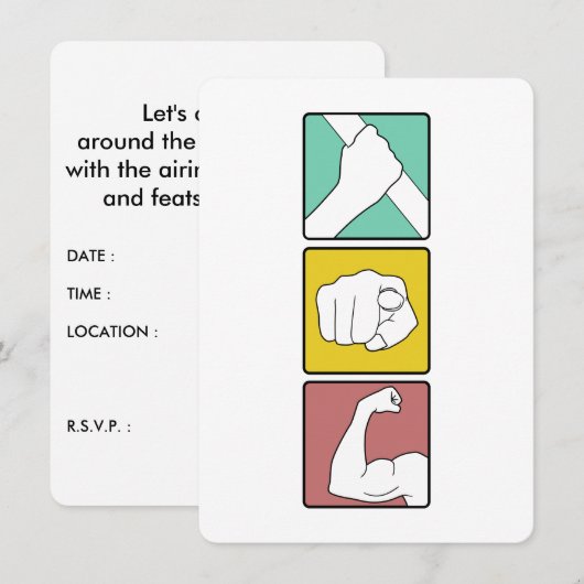 FESTIVUS geïllustreerd Kaart (Voorkant / Achterkant)