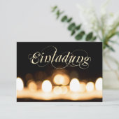 Festliche Einladungskarte mit Stil! Save The Date (Staand voorkant)