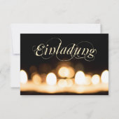 Festliche Einladungskarte mit Stil! Save The Date (Achterkant)