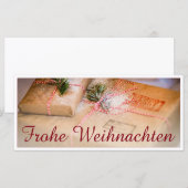 Festliche Geschenke als Weihnachtsmotiv (Voorkant / Achterkant)