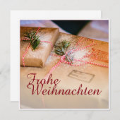 Festliche Geschenke als Weihnachtsmotiv (Voorkant / Achterkant)