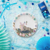 Festliche Weihnachts-Pappteller mit Pferdebild Papieren Bordje (Feest)