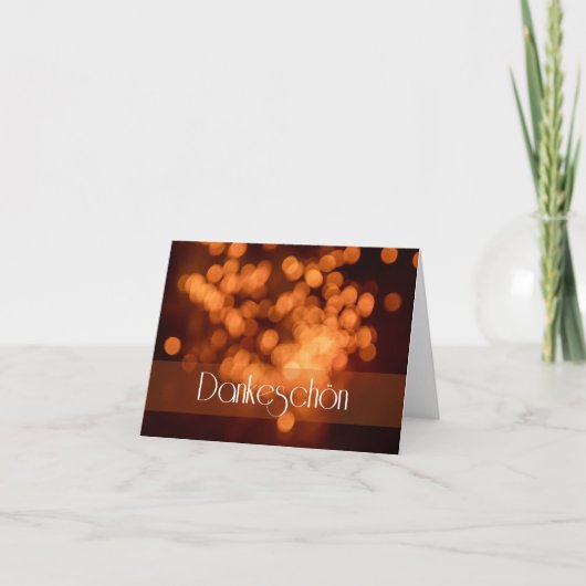 Festliches Dankeschön für Deine Lieben! Kaart (Voorkant)
