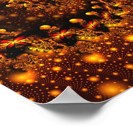 Festoon Fine Fractal Art Poster (Hoek)