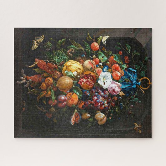 Festoon van fruit en bloemen Jan Davidsz de Heem Legpuzzel (Horizontaal)