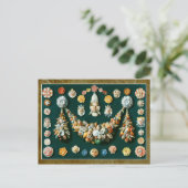 Festoons, Shell Maskers en Rosettes Briefkaart (Staand voorkant)