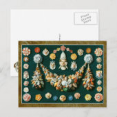 Festoons, Shell Maskers en Rosettes Briefkaart (Voorkant / Achterkant)