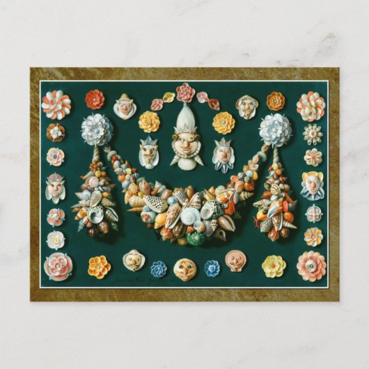 Festoons, Shell Maskers en Rosettes Briefkaart (Voorkant)