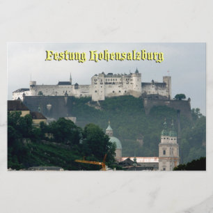 Festung Hohensalzburg, Salzburg Oostenrijk Briefpapier