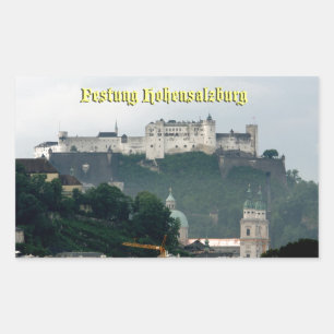 Festung Hohensalzburg, Salzburg Oostenrijk Rechthoekige Sticker