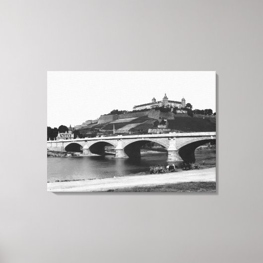 Festung Marienberg Fort Canvas Afdruk (Voorkant)