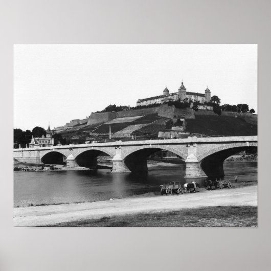 Festung Marienberg Fort Poster (Voorkant)