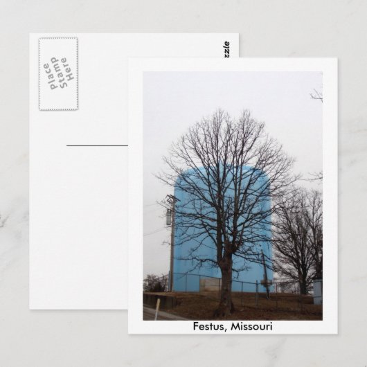 Festus, Missouri Briefkaart (Voorkant / Achterkant)