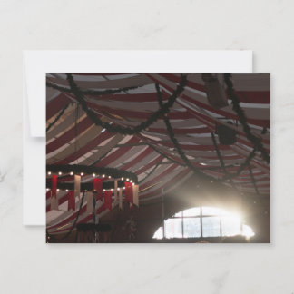 FESTZELT HIMMEL HAAGER HERBSTFEST BEI ABENDSONNE BRIEFKAART