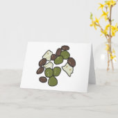 Feta Kaas en Olijven Kaart (Gele Bloem)