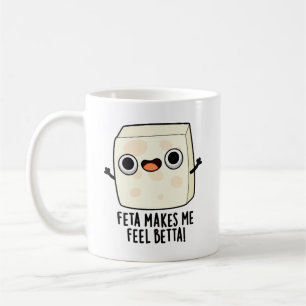 Feta Maakt Me Vallen Betta Grappige Kaas Punt  Koffiemok
