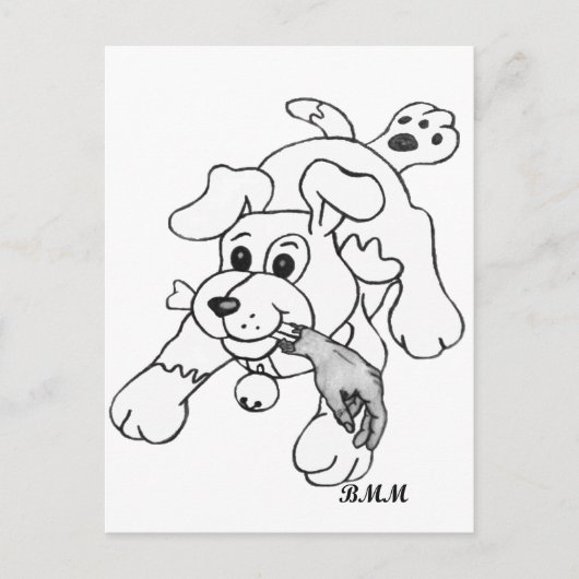 Fetch Boy Briefkaart (Voorkant)