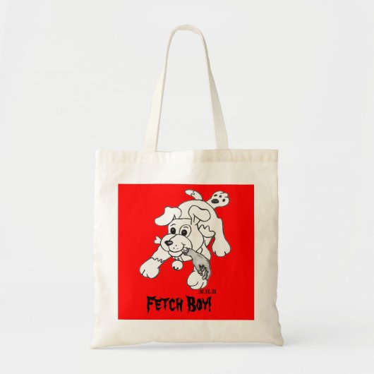 Fetch Boy Canvas tas (Voorkant)