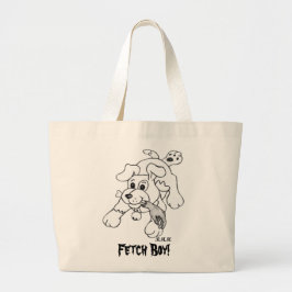 Fetch Boy Grote Tote Bag