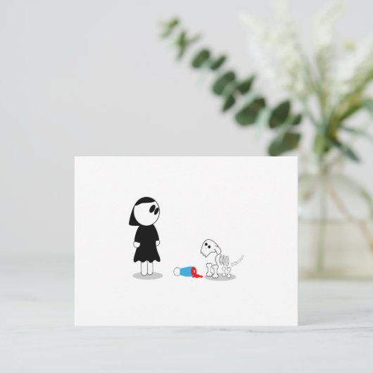 Fetch Briefkaart (Staand voorkant)