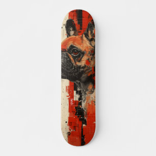 "Fetch" Franse Bulldog 7 3/4" Skateboard Deck