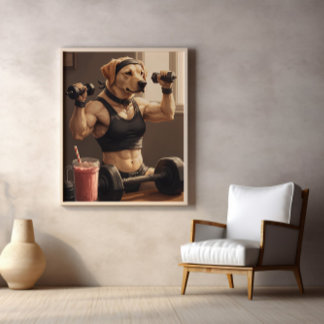 Fetch Gains: Pumped Paws in actie Poster