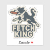 Fetch King Dog Sticker (Vel)