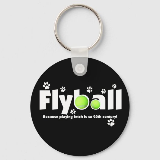 Fetch spelen is 20th Century Flyball Sleutelhanger (Voorkant)
