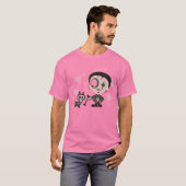 Fetching Living Dead Dog met Zombie T-shirt (Voorkant volledig)