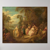 Fête Champêtre - Jean-Baptiste Pater Fine Art Poster (Voorkant)