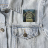 Fete de la Federation, 14 juli 1790 Vierkante Button 5,1 Cm (In situ)