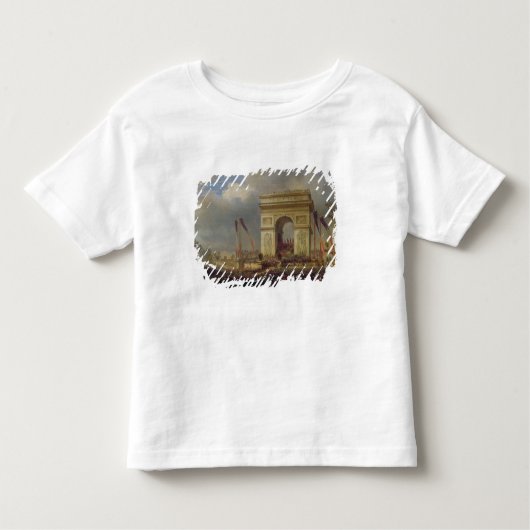 Fete de la Fraternite bij de Arc de Triomphe Kinder Shirts (Voorkant)