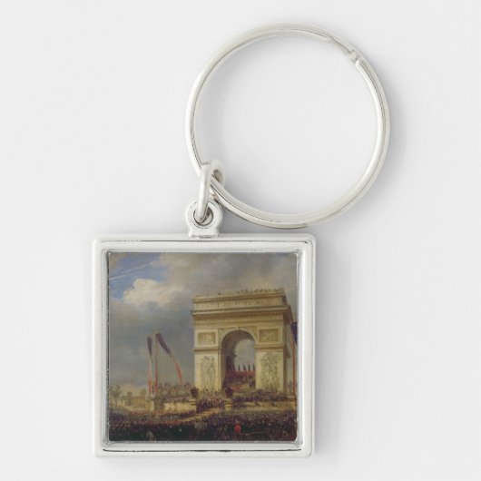 Fete de la Fraternite bij de Arc de Triomphe Sleutelhanger (Voorkant)