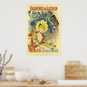 Fete Des Fleurs  Frans Adverteren Poster (Keuken)