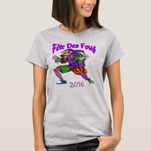 Fete Des Fous Mardi Gras 2016 Edit T-shirt
